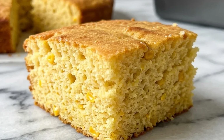 Sweet & Moist Homemade Cornbread Recipe
