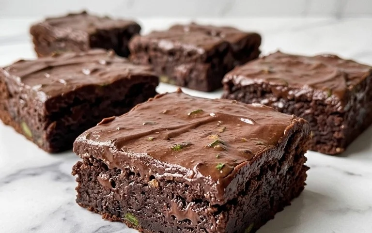 Fudgy Zucchini Brownies-Secretly Healthy Chocolate Treat