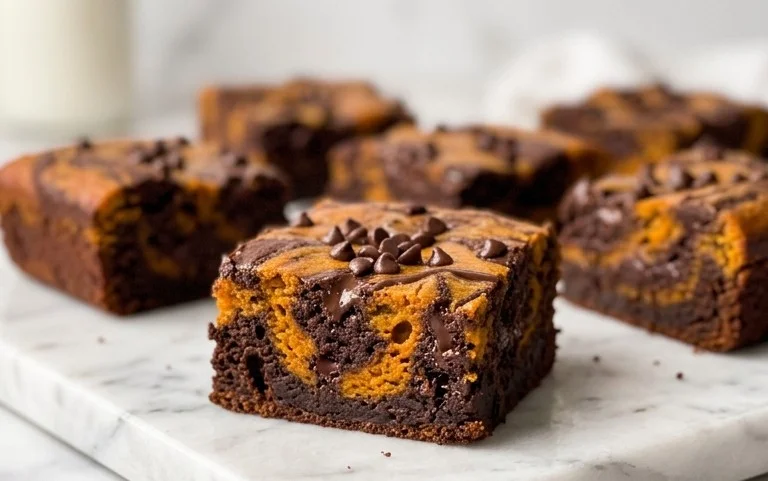 Decadent Pumpkin Brownies-Fall’s Favorite Treat