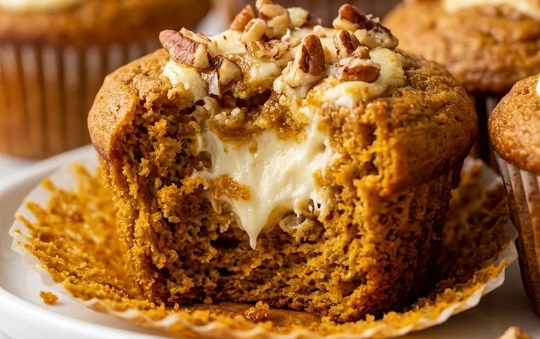 Pumpkin Cream Cheese Muffins