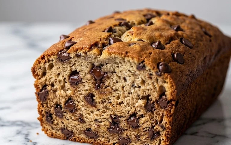 Moist Chocolate Chip Banana Bread Recipe