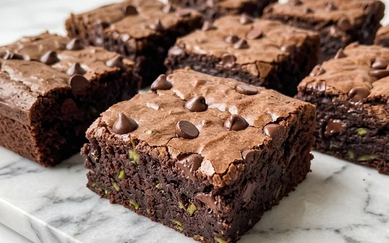 Fudgy Zucchini Brownies – Healthier Secret Treat