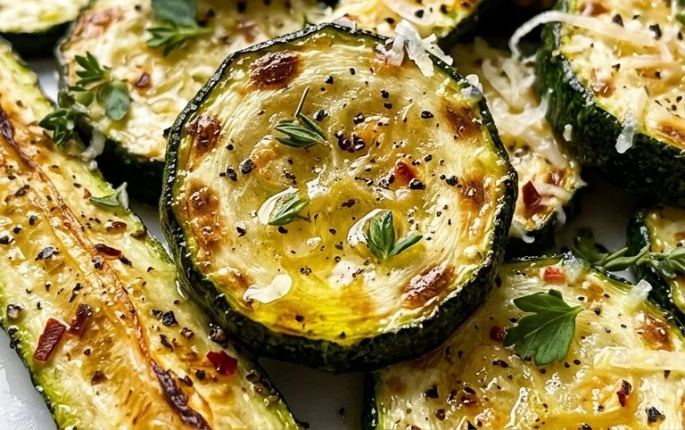 20 Minute Roasted Zucchini (Not Soggy!)
