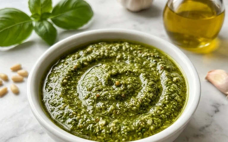 Easy Homemade Basil Pesto Recipe – Fresh & Vibrant