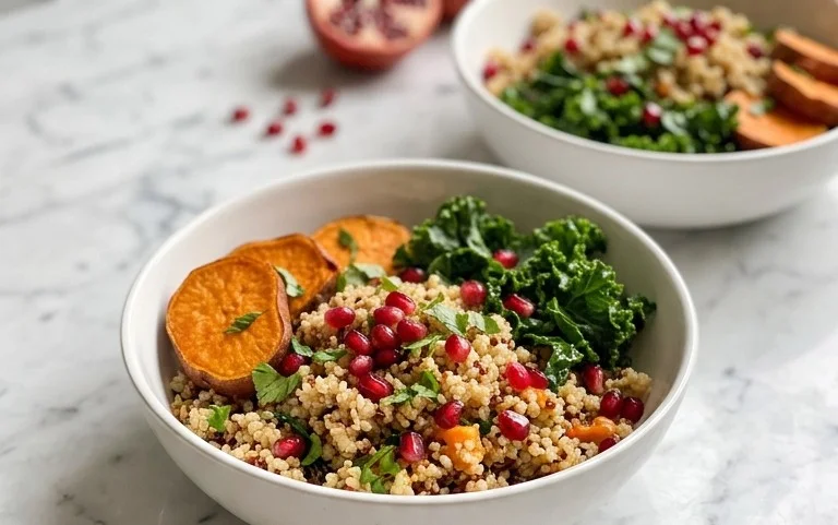 Glowing Winter Quinoa Bowls Recipe