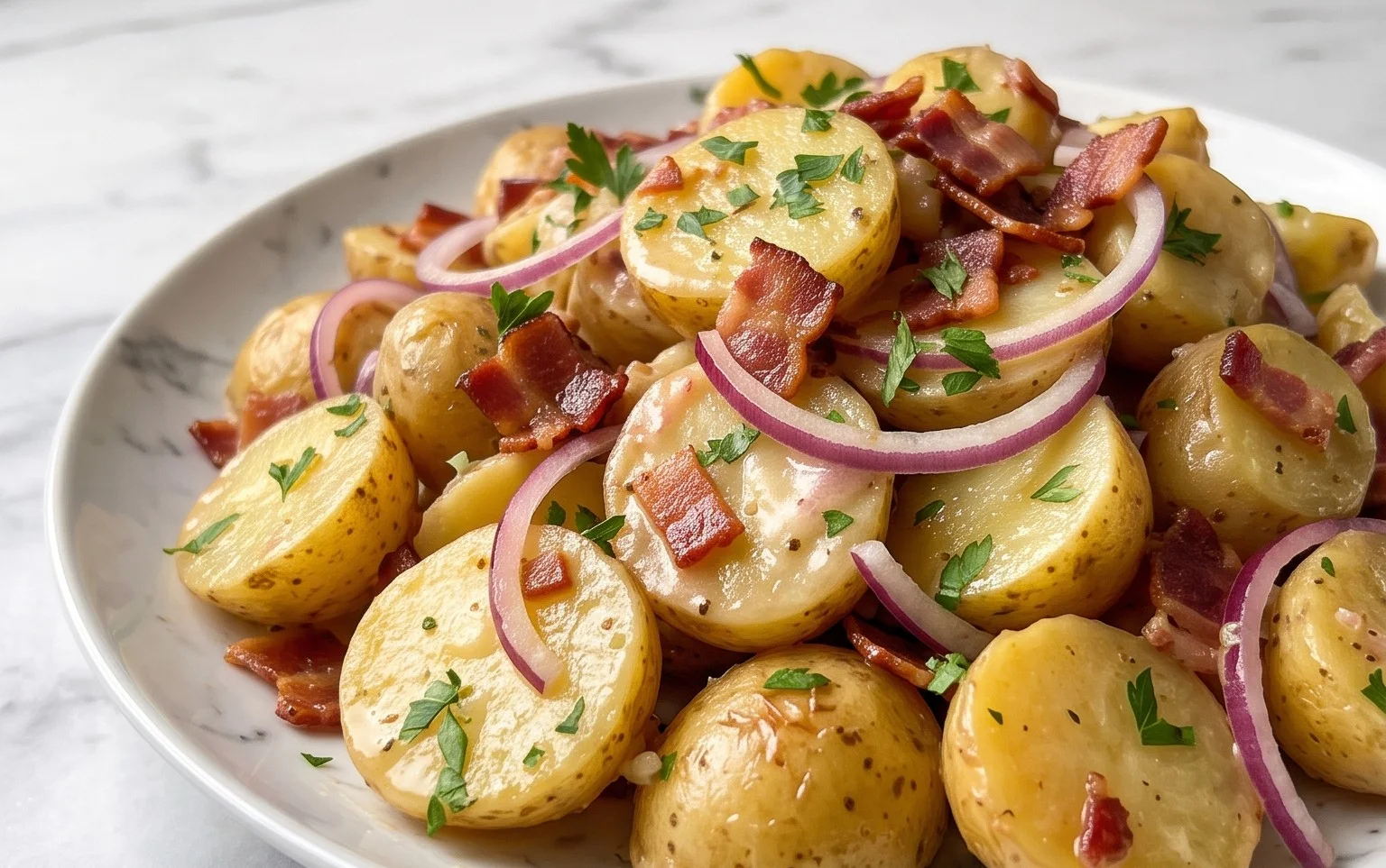 Authentic German Potato Salad Recipe Warm