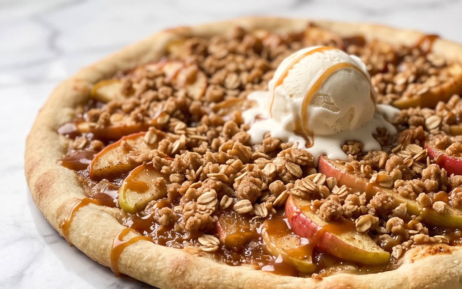 Apple Crisp Pizza